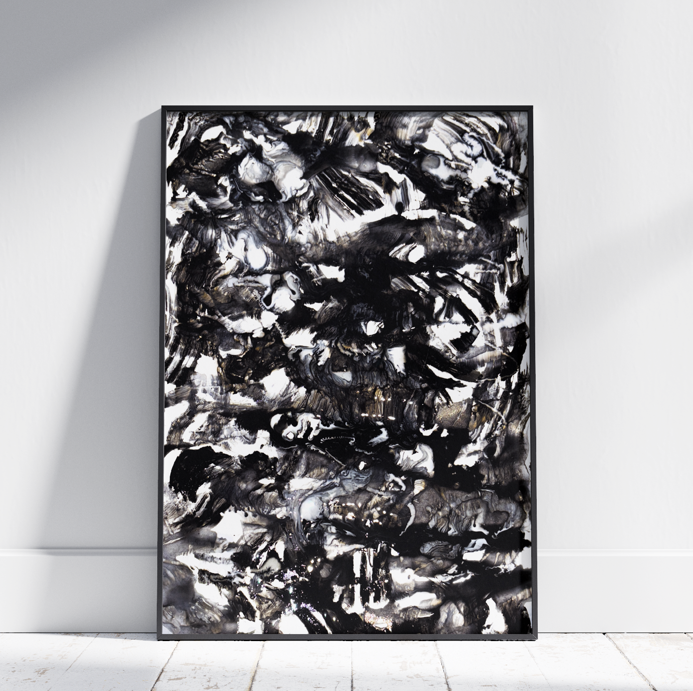 Chaos in Contrast Poster Print